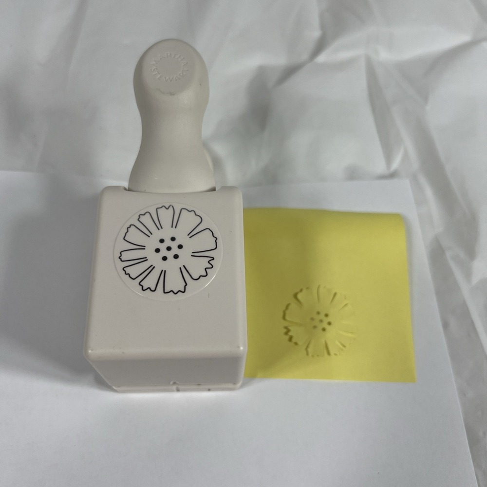 Martha Stewart POP UP COSMOS Double Craft Punch 1 1/4" FLOWER Paper Crafting